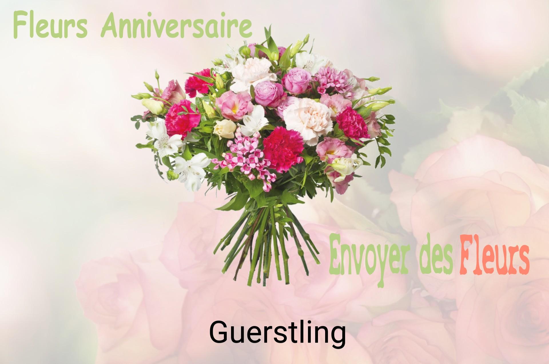 Bouquet de fleurs d’anniversaire livré à Guerstling